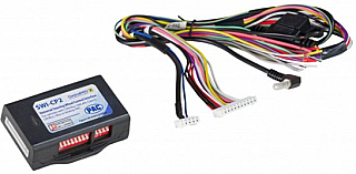 You wire it to your control wires for steering wheel